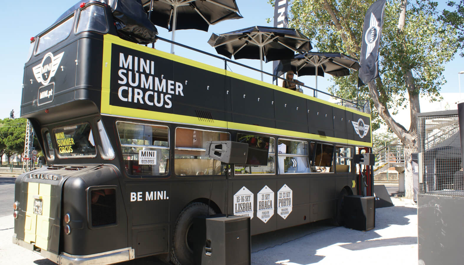 Autocarro Descapotável - Activação de Marca - Mini Summer Circus - Eventos sobre Rodas - EventsPortugal